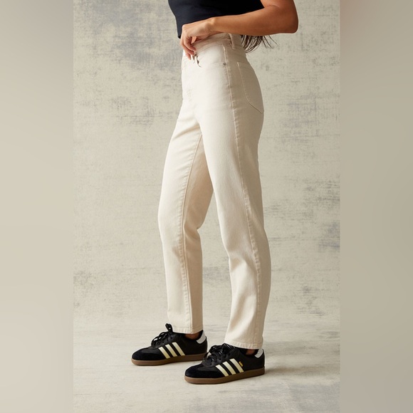 NWT PacSun Beige Curve Sraight Leg Jeans - Picture 3 of 6